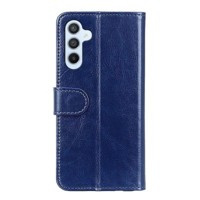 Samsung Galaxy A54 (SM-A546B) atvēramais ādas zils maciņš (maks) | Vacins.lv