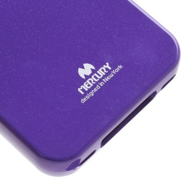 Mercury TPU kieto silikono violetinis Apple iPhone 4S dėklas - nugarėlė / Priedai.lt