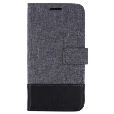 LG V30 (H930) „Muxma“ atvēramais ādas pelēks maciņš (maks) | Vacins.lv