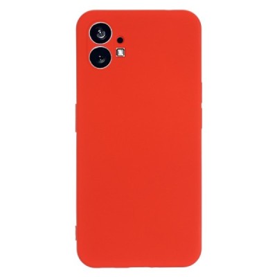 Nothing Phone 1 Shell cieta silikona (TPU) apvalks - sarkans | vacins.lv