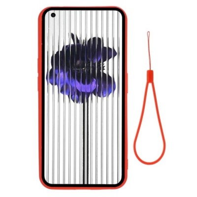 Nothing Phone 1 Shell cieta silikona (TPU) apvalks - sarkans | vacins.lv