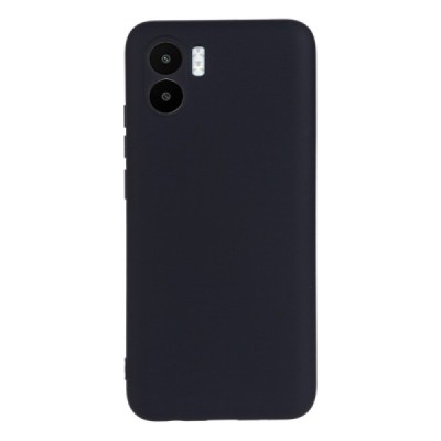 Xiaomi Redmi A2 (A1) Shell cieta silikona (TPU) apvalks - melns | vacins.lv