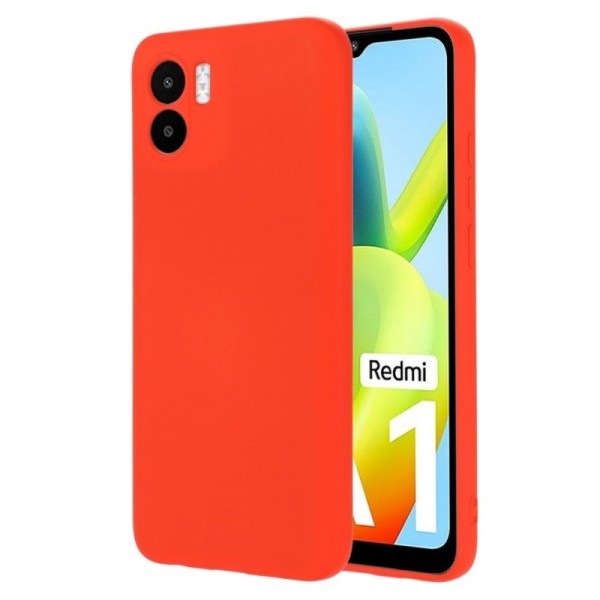 „Shell“ cieta silikona (TPU) apvalks - sarkans (Redmi A2 / A1)