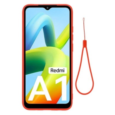 Xiaomi Redmi A2 (A1) Shell cieta silikona (TPU) apvalks - sarkans | vacins.lv