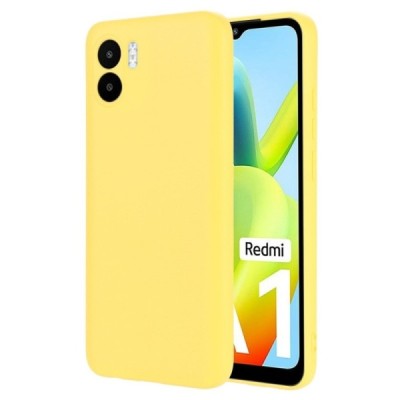 Xiaomi Redmi A2 (A1) Shell cieta silikona (TPU) apvalks - dzeltens | vacins.lv