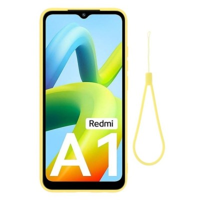 Xiaomi Redmi A2 (A1) Shell cieta silikona (TPU) apvalks - dzeltens | vacins.lv