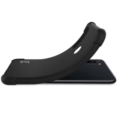 Asus Rog Phone 7 Imak pastiprinātas aizsardzības cieta silikona (TPU) melns vāciņš | Vacins.lv