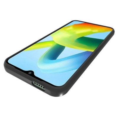 Xiaomi Redmi A2 (Redmi A1) cieta silikona (TPU) melns apvalks | vacins.lv