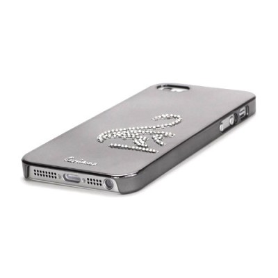 „Leshine“ sidabrinis Apple iPhone SE (5, 5s) dėklas - Gulbė (dėkliukas, nugarėlė) / Priedai.lt