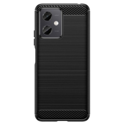 Xiaomi Redmi Note 12 (Poco X5 5G) „Carbon“ cieta silikona (TPU) melns vāciņš | Vacins.lv