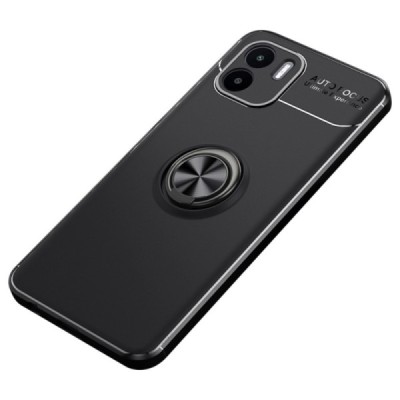 Xiaomi Redmi A2 (Redmi A1) „FOCUS“ Kickstand cieta silikona (TPU) melns apvalks | vacins.lv