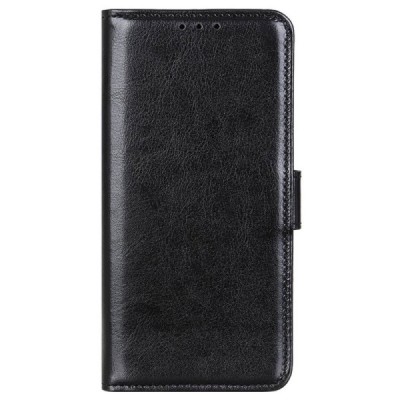 Xiaomi Redmi 12C (11A) atverčiamas juodas odinis dėklas - piniginė | Priedai.lt