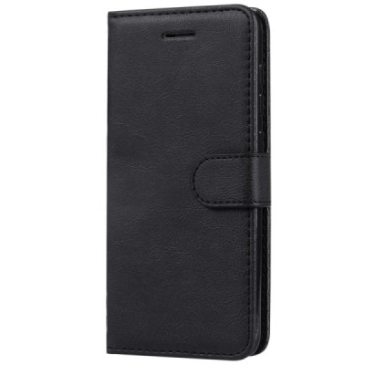 Xiaomi Mi 9 SE atvēramais ādas melns retro maciņš (maks) | Vacins.lv