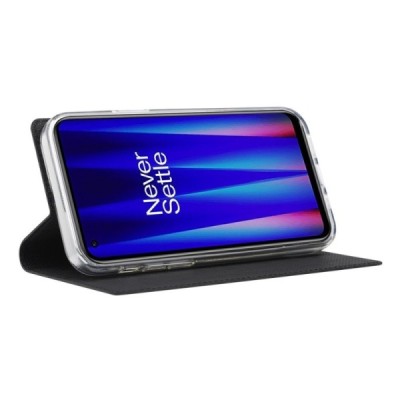 OnePlus Nord CE 2 „Vili“ atvērams melns ādas maciņš | Vacins.lv