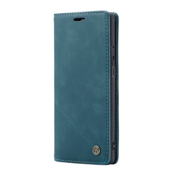 „CaseMe“ Retro solīds atvēramais ādas maciņš - zaļš (OnePlus 7 Pro)