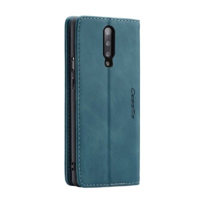 OnePlus 7 Pro CaseMe Retro solīds atvēramais ādas zaļš maciņš - maks | Vacins.lv