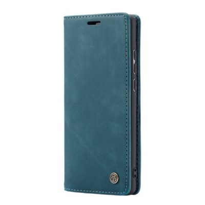 Samsung Galaxy A70 (A705F) CaseMe Retro solīds atvēramais ādas zaļš maciņš - maks | Vacins.lv