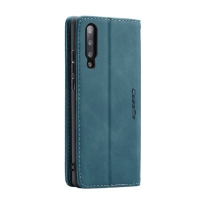 Samsung Galaxy A70 (A705F) CaseMe Retro solidus atverčiamas žalias odinis dėklas - knygutė | Priedai.lt