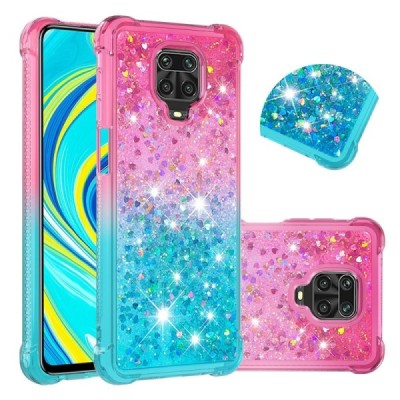 Xiaomi Redmi Note 9 Pro Shine cieta silikona (TPU) piparmētru rozs apvalks | Vacins.lv