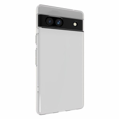 Google Pixel 7A kieto silikono TPU skaidrus dėklas - nugarėlė | Priedai.lt