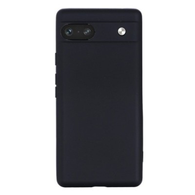 Google Pixel 7A Shell cieta silikona (TPU) apvalks - melns | vacins.lv