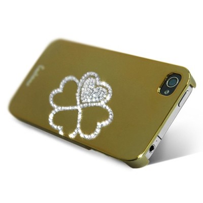 „Leshine“ zelts Apple iPhone 4S apvalks - sirsniņas / Vacins.lv