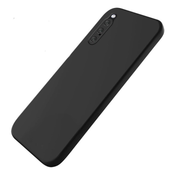 „Shell“ cieta silikona (TPU) apvalks - melns (Xperia 10 V)