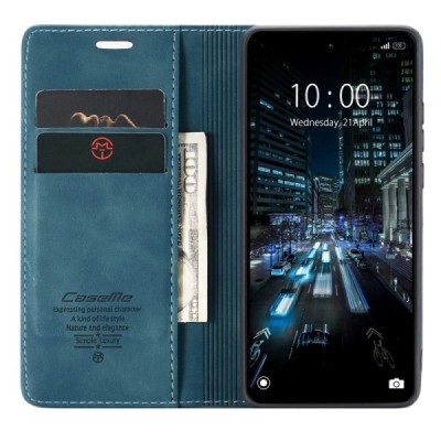 Xiaomi Redmi 12C (11A) CaseMe Retro solidus atverčiamas žalias odinis dėklas - knygutė | Priedai.lt