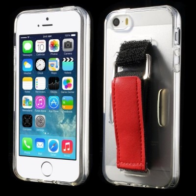 Sportinis Apple iPhone SE (5, 5s) dėklas su rankinėle / Priedai.lt