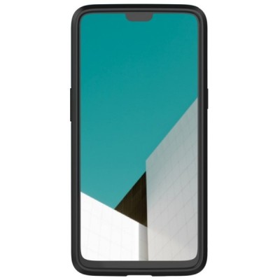 Pastiprinātas aizsardzības melns OnePlus 6 apvalks | Vacins.lv