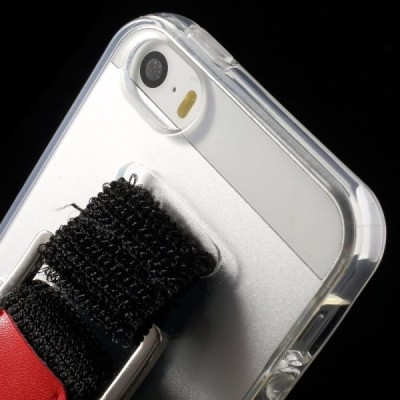 Sportinis Apple iPhone SE (5, 5s) dėklas su rankinėle / Priedai.lt