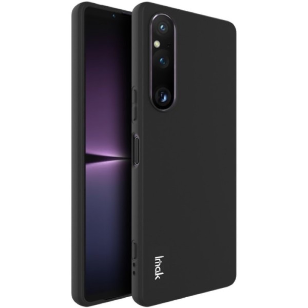 „Imak“ cieta silikona (TPU) apvalks - melns (Xperia 1 V)