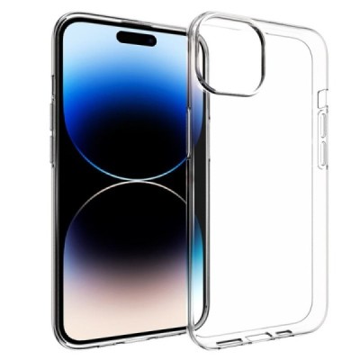 Apple iPhone 15 cieta silikona (TPU) dzidrs apvalks | vacins.lv