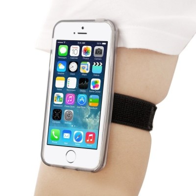 Sportinis Apple iPhone SE (5, 5s) dėklas su rankinėle / Priedai.lt