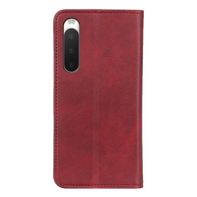 Sony Xperia 10 V „Split“ sērijas sarkans atvērams maciņš, maks | Vacins.lv