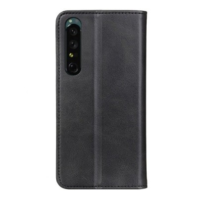 Sony Xperia 1 V „Split“ sērijas melns atvērams maciņš, maks | Vacins.lv