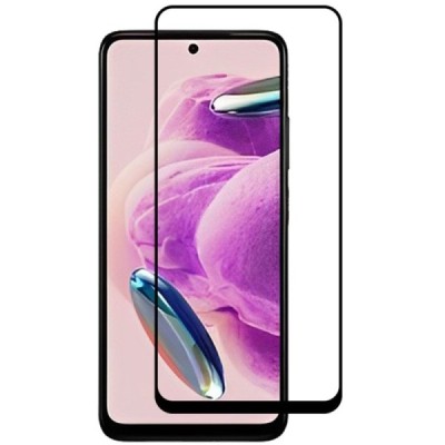 Xiaomi Redmi Note 12S „Rurihai“ Tempered Glass melns ekrāna aizsargstikls 2.5D | Vacins.lv