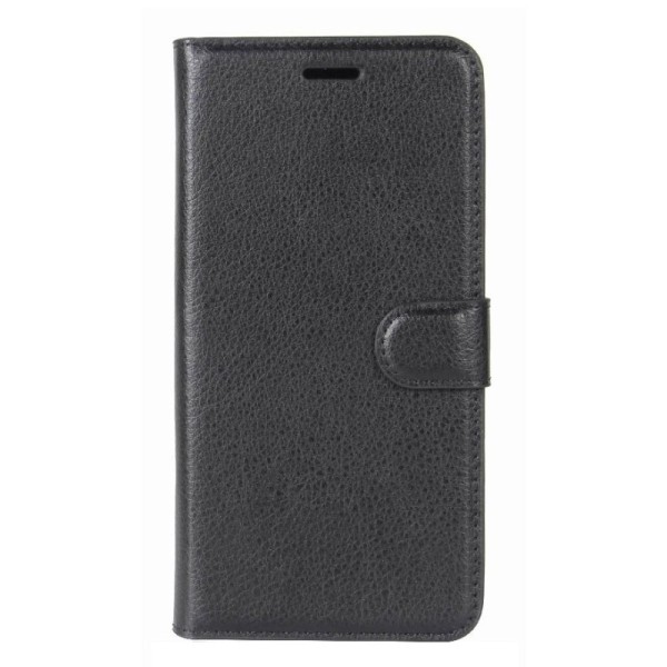 „Litchi“ atverčiamas dėklas - juodas (Galaxy J3 2017)