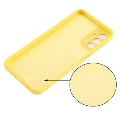 Samsung Galaxy M23 (SM-M236B, SM-E236B) „Shell“ cieta silikona (TPU) dzeltens apvalks | vacins.lv