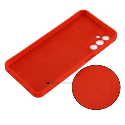 Samsung Galaxy M23 (SM-M236B, SM-E236B) „Shell“ cieta silikona (TPU) sarkans apvalks | vacins.lv