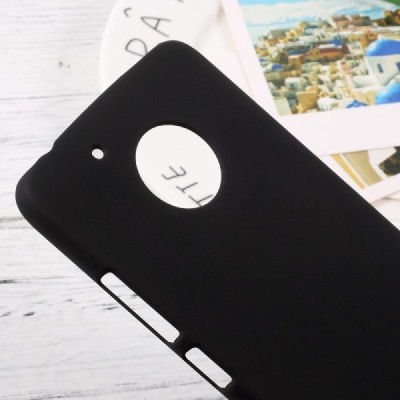 Motorola Moto G 5 kartos (Gen 5) plastikinis juodas dėklas (nugarėlė) | Priedai.lt