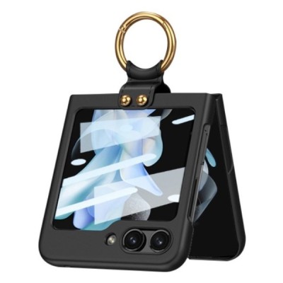 Samsung Galaxy Flip5 5G (SM-F731B) GKK Creative melns plastika apvalks | vacins.lv