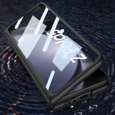 Samsung Galaxy Fold5 5G (SM-F946B) GKK Creative Glass melns plastika apvalks | vacins.lv