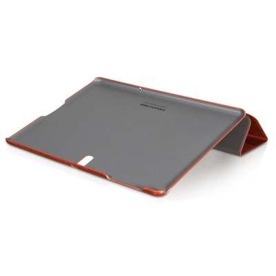 Prabangus „HOCO“ Crystal serijos odinis atverčiamas rudas Samsung Galaxy Tab S 10.5 T805 dėklas / Priedai.lt