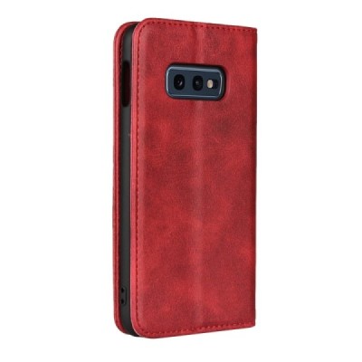 Samsung Galaxy S10e (G970) „Split“ sērijas sarkans atvērams maciņš, maks | Vacins.lv