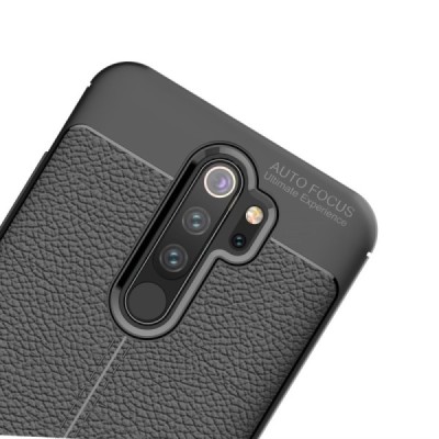 Xiaomi Redmi Note 8 Pro FOCUS cieta silikona (TPU) melns apvalks | vacins.lv