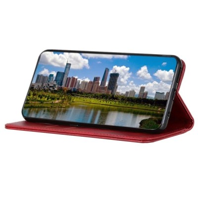 Samsung Galaxy M23 (SM-M236B, SM-E236B) „Split“ sērijas sarkans atvērams maciņš, maks | Vacins.lv