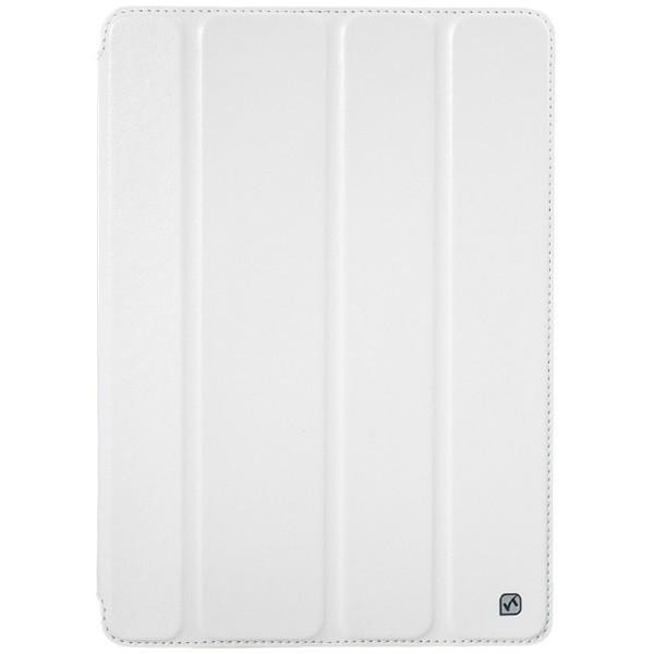 „HOCO“ Crystal atverčiamas odinis dėklas - baltas (iPad Air)