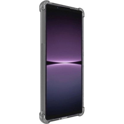 Sony Xperia 1 V Imak pastiprinātas aizsardzības cieta silikona (TPU) pelēks vāciņš | Vacins.lv
