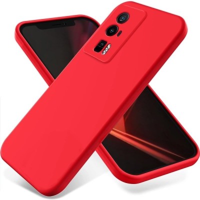 Xiaomi Poco F5 Pro „Shell“ cieta silikona (TPU) sarkans apvalks | vacins.lv